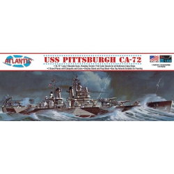 Model Plastikowy - ATLANTIS Models Statek Okręt 1:490 USS Pittsburgh CA-72 Heavy Cruiser - AMCH457